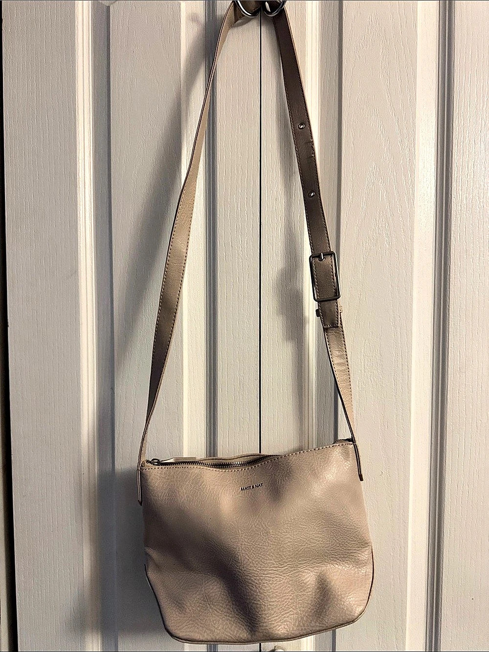 Matt & Nat Beige Crossbody Bag